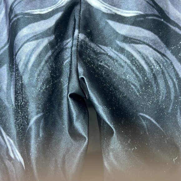 DC Comic Batman Gotham Leggings Black white workout gym XS 3 - Picture 4 of 4